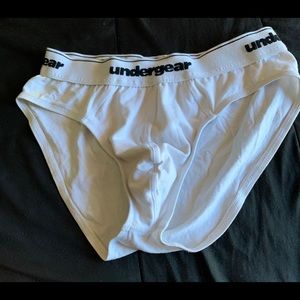 Men’s white Under Gear briefs